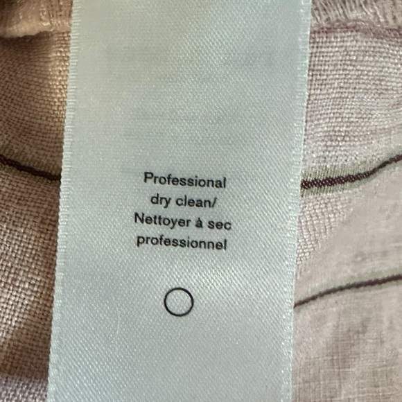 Rag & Bone Linen Pin Striped Nina Jumpsuit in Pink Size 10 Spring Summer Relaxed - Picture 13 of 15